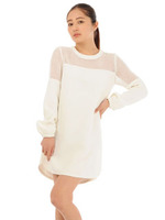 【アウトレット特別価格】デコルテ透けOPS/WHITE