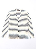 【メンズ】ウラヅカイボーダーカーデガン/ネイビー