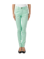 ゆったりカラーレギンスパンツ/ブルー系(091)