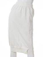 アシンメトリースカート/WHT