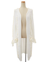 アミアゲロングカーデ/ピンク