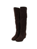 インヒールロングブーツ/ブラウン系(043)