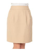 ウエストゴムタックコクーンスカート/ネイビー