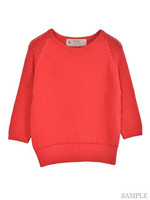 エアリーメッシュスリーブニット/ラベンダー