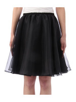 オーガンジーフレアスカート/ブラック(019)