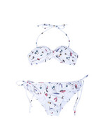 オリジナルモチーフ柄ビキニ/オフホワイトベース
