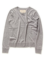 カシミヤ混クルーネックニット/ラベンダー