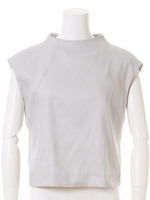 ギャバリネン バックシャンタンTOPS/NVY