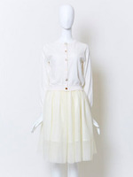 コットンカシミヤイロイロ釦CD/ラベンダー