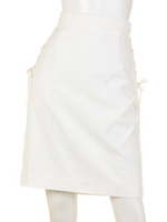 サイドレースアップタイトスカート/ホワイト