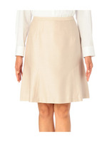 サイド切り替えフレアスカート/ベージュ系(050)