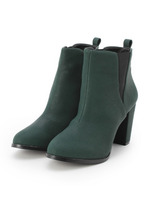 シボフェイクレザーサイドゴアブーツ/パープル(083)