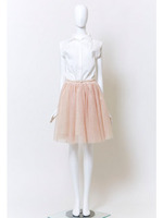 シャツドッキングチュールOP/ライトグレー