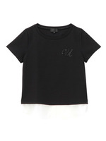 シャツミックス半袖プルオーバー/ブラック(519)