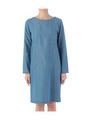 シャンブレーベーシックワンピース/ブルー(092)