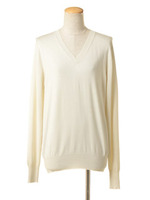 シンプルVネックニット/PK