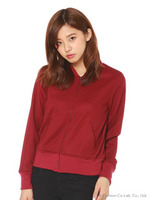 ジャージーブルゾン/ボルドー