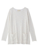 スパンコールループニット/グレー系(012)