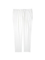 タック使いストレッチクロップドパンツ/ブルー系(091)