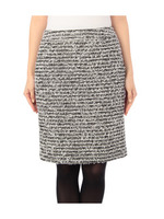 ツイードタイトスカート/ブラック(419)