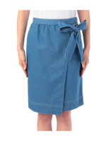 デニムラップスカート/ネイビー(093)