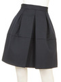 ハイフォルムタックスカート/ネイビー