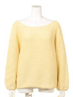 ハンドルーズニット/YEL