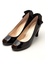 バックリボンオープントゥ/BL/E