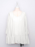 バックリボンフレアチュニック/SAXE