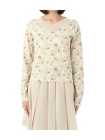 パステルフラワーニット/ベビーピンク(171)