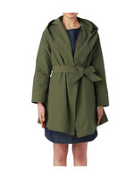 フードガウンコート/カーキ系(029)