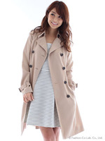 ベーシックトレンチコート/ブルー