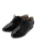 ポインテッドレースアップシューズ/ブラック(019)