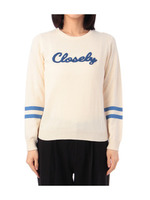 ライン使いロゴニット/アイボリー(004)