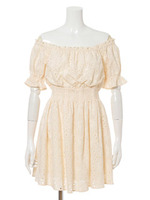 ラッセルレースオフショルワンピース/ORG