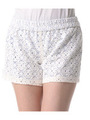 レースショートパンツ/ホワイト系(003)