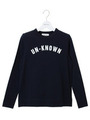 ロゴロングTシャツ/NVY