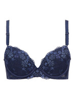 骨格から美しく。　肩甲骨のきもち　ブラジャー　385/ネイビー