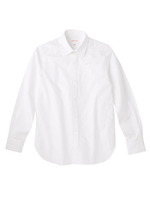 定番120/2ブロードレギュラーカラーシャツ/ホワイト(001)