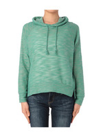 絣風ドルマンニットパーカ/ピンク系(072)