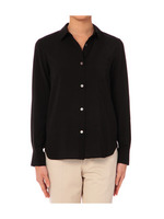 シフォンシャツ/ブラック(019)