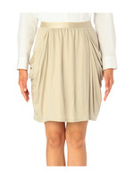 ドレープポケットスカート/ベージュ系(053)