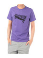 ロゴプリントTシャツ/パープル系(081)