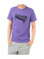 ロゴプリントTシャツ/パープル系(081)