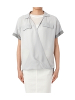 カシュクール風シフォンプルオーバー/グレー系(912)