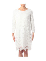 フラワーレースワンピース/ホワイト(002)