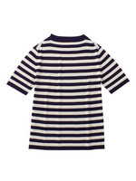 Violet Buffalo Wallows 半袖ボーダーニット/ネイビー(393)