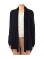 カシミヤ混ノーボタンニットカーディガン/ネイビー系(093)