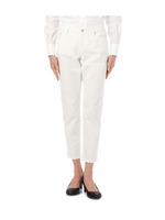 ストレッチホワイトデニムパンツ/アイボリー(004)