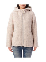 スライバーニット中綿ブルゾン/ベージュ系(052)